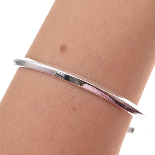 Tiffany & Co. 925 Sterling Silver Vintage Bangle Bracelet 8"