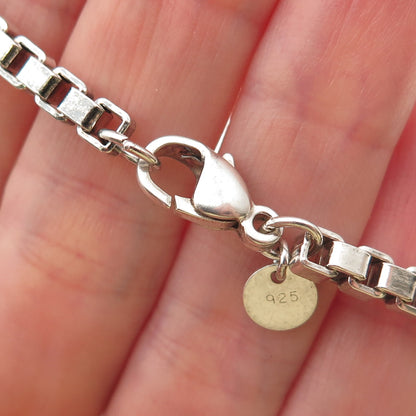 Tiffany & Co. 925 Sterling Silver Vintage Venetian Link Bracelet 7.25