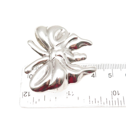 925 Sterling Silver Vintage Mexico Butterly Pin Brooch / Pendant