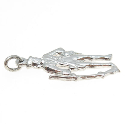 COLEMAN CO. 925 Sterling Silver Vintage Nelson Figure Charm Pendant