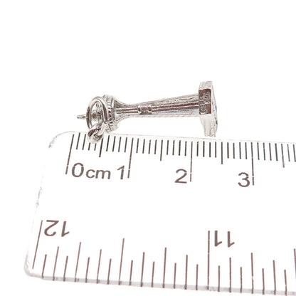 Rembrandt RJL 925 Sterling Vintage Skylon Tower Niagara Falls 3D Charm Pendant