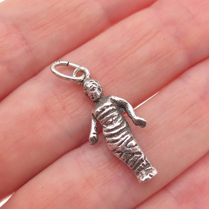 925 Sterling Antique Art Deco Andrea della Robbia Swaddled Child Charm Pendant