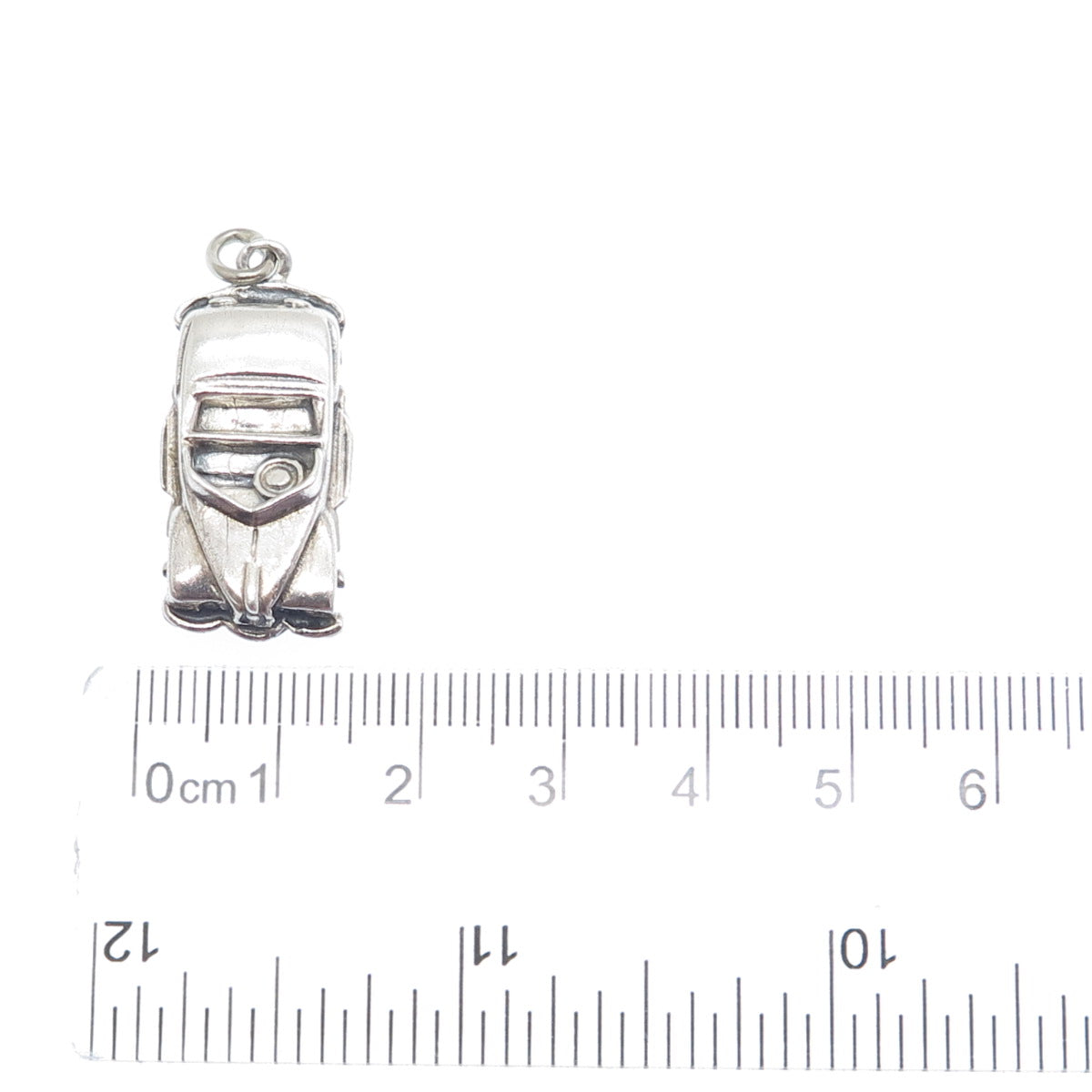 JEWELART 925 Sterling Silver Vintage Cabriolet Car Charm Pendant