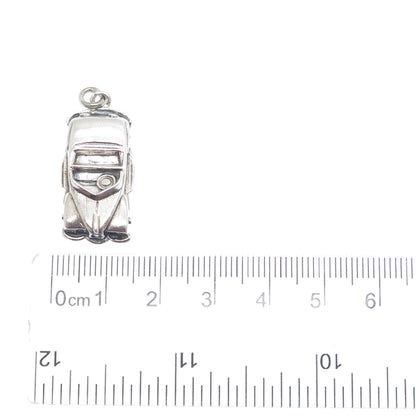 JEWELART 925 Sterling Silver Vintage Cabriolet Car Charm Pendant