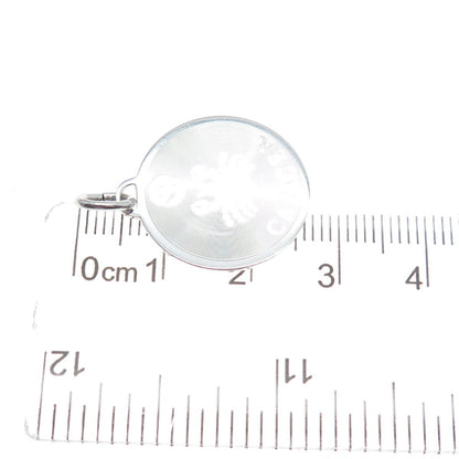 A & Z 925 Sterling Silver Vintage Cancer Zodiac Sign Minimalist Charm Pendant
