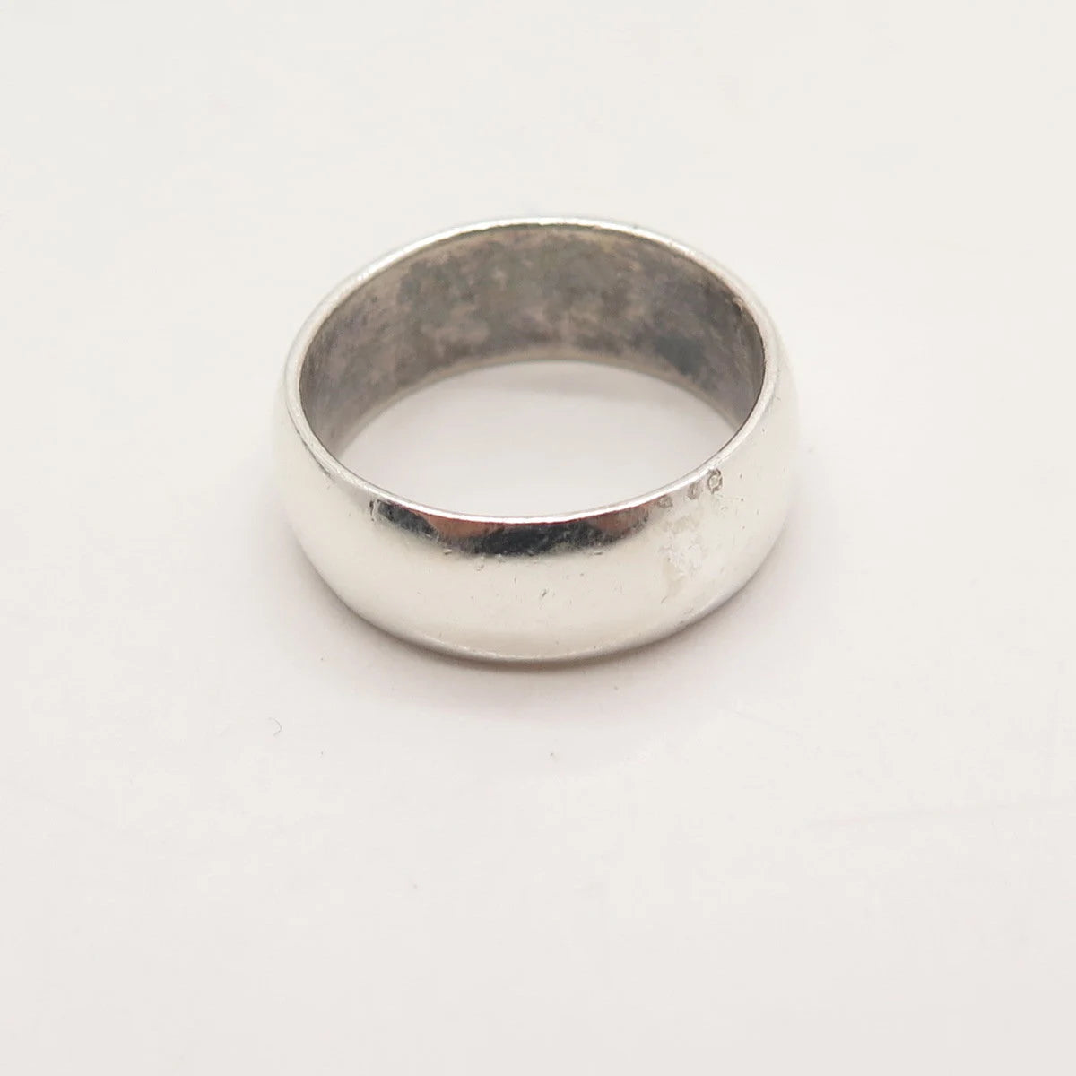 925 Sterling Silver Vintage Ichthys Fish Band Ring Size 5