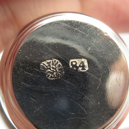 84 Silver Antique Russian Empire Etched Shot Cup
