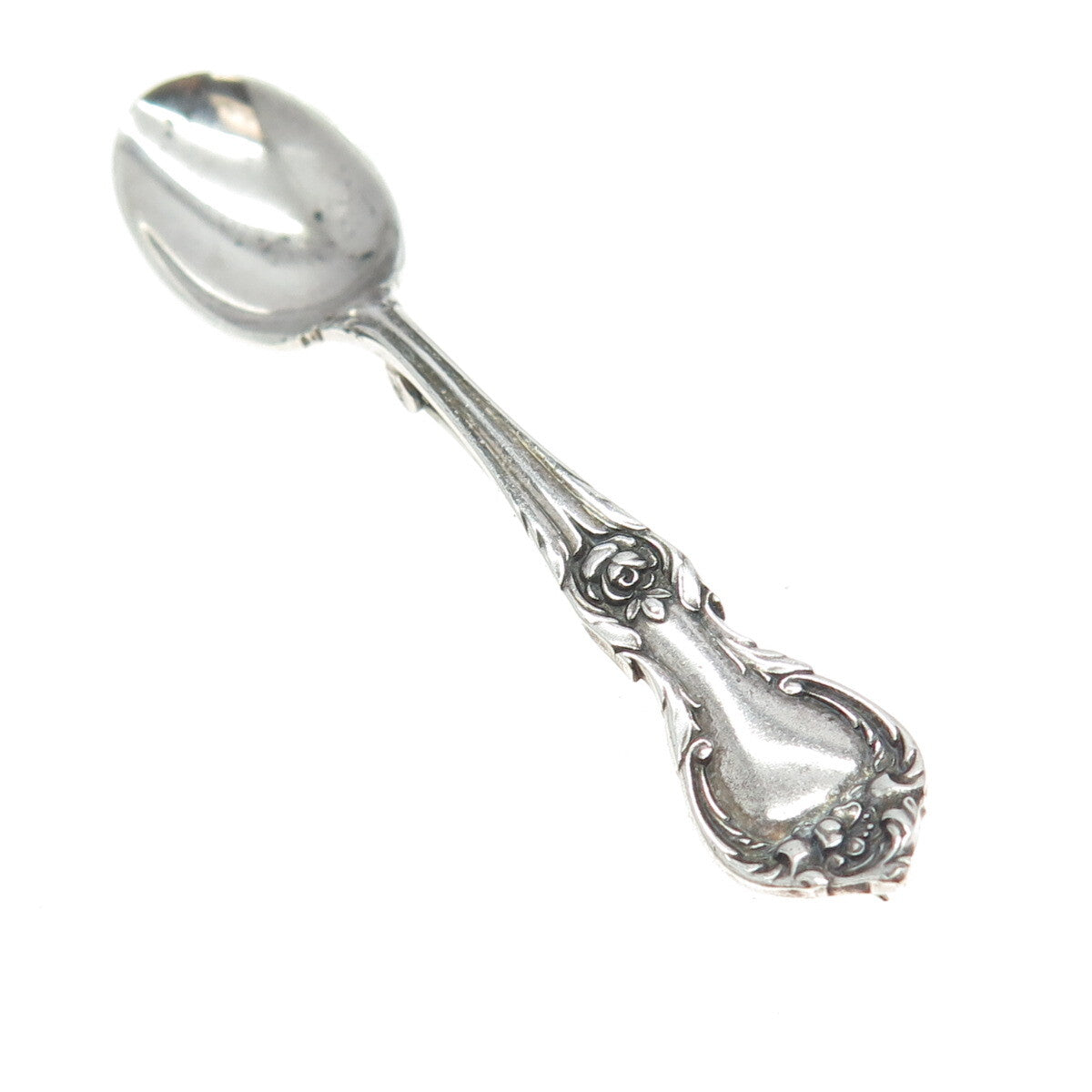 LUNT 925 Sterling Silver Vintage 1961 Alexandra Spoon Pin Brooch