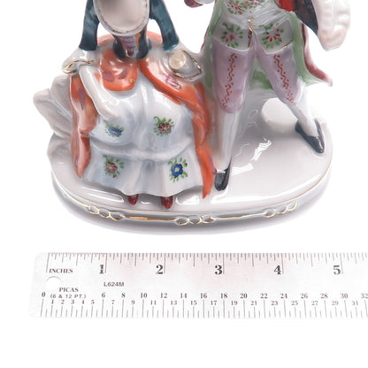 Antique 1945-1952 Made in Occupied Japan Couple Hand-Painted Porcelain Figurine