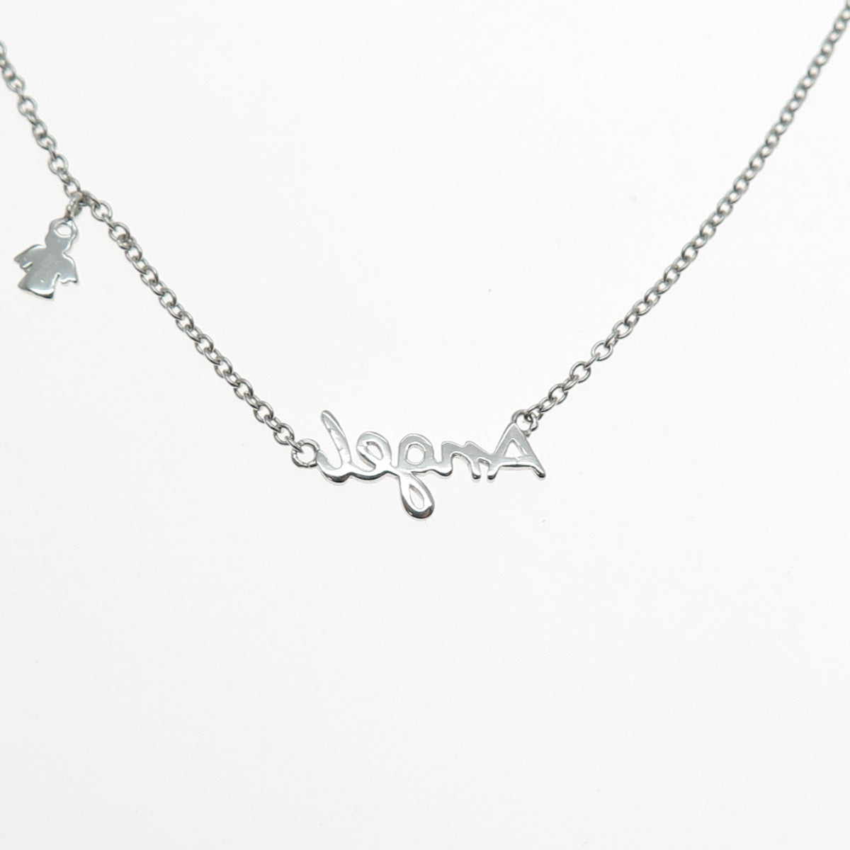 925 Sterling Silver Angel Cable Chain Necklace 16-18"