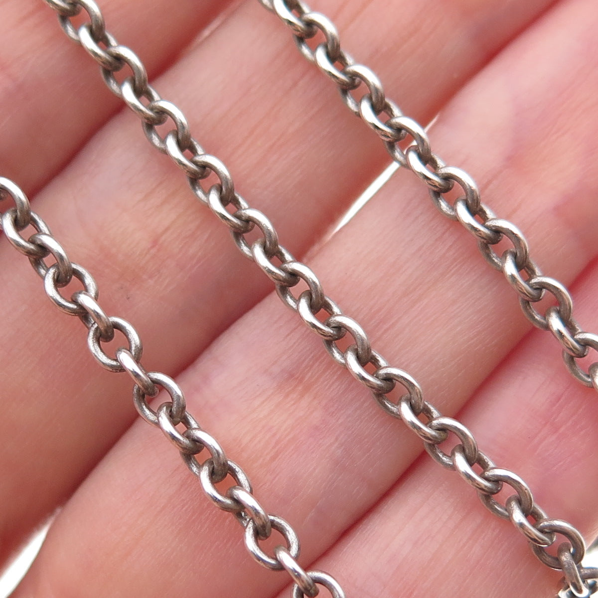 James Avery 925 Sterling Silver Vintage Rolo Chain Necklace 24"