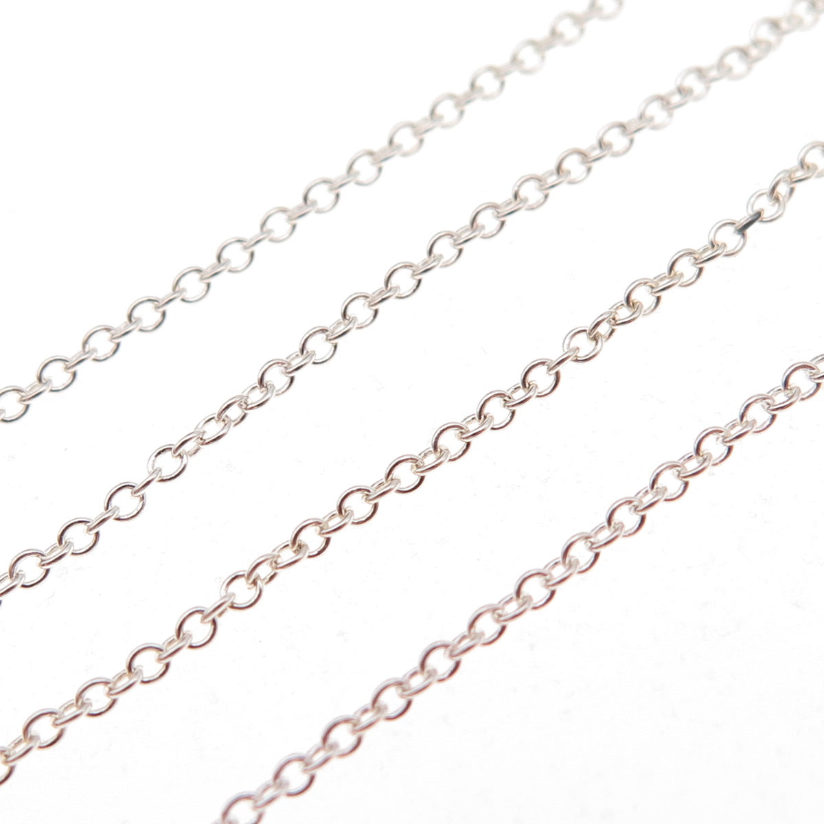 925 Sterling Silver Italy Cable Chain Necklace 18"