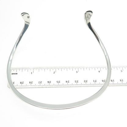 CHRISTIAN VEILSKOV 925S Sterling Silver Vintage Denmark Choker Necklace 14-16"