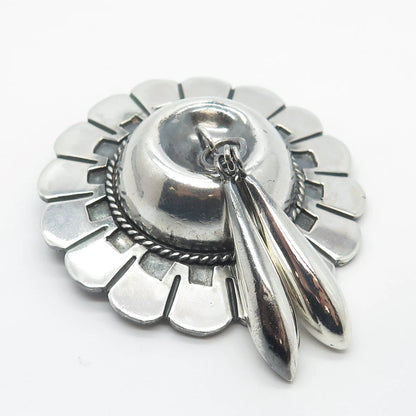 925 Sterling Silver Vintage Mexico Hat Pin Brooch