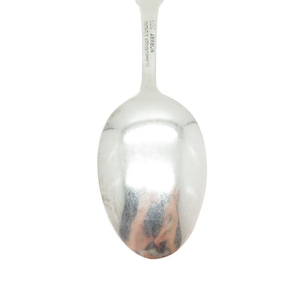 TH MARTHINSEN Sterling Silver Antique Art Deco Norway Valdres Coffee Spoon #203
