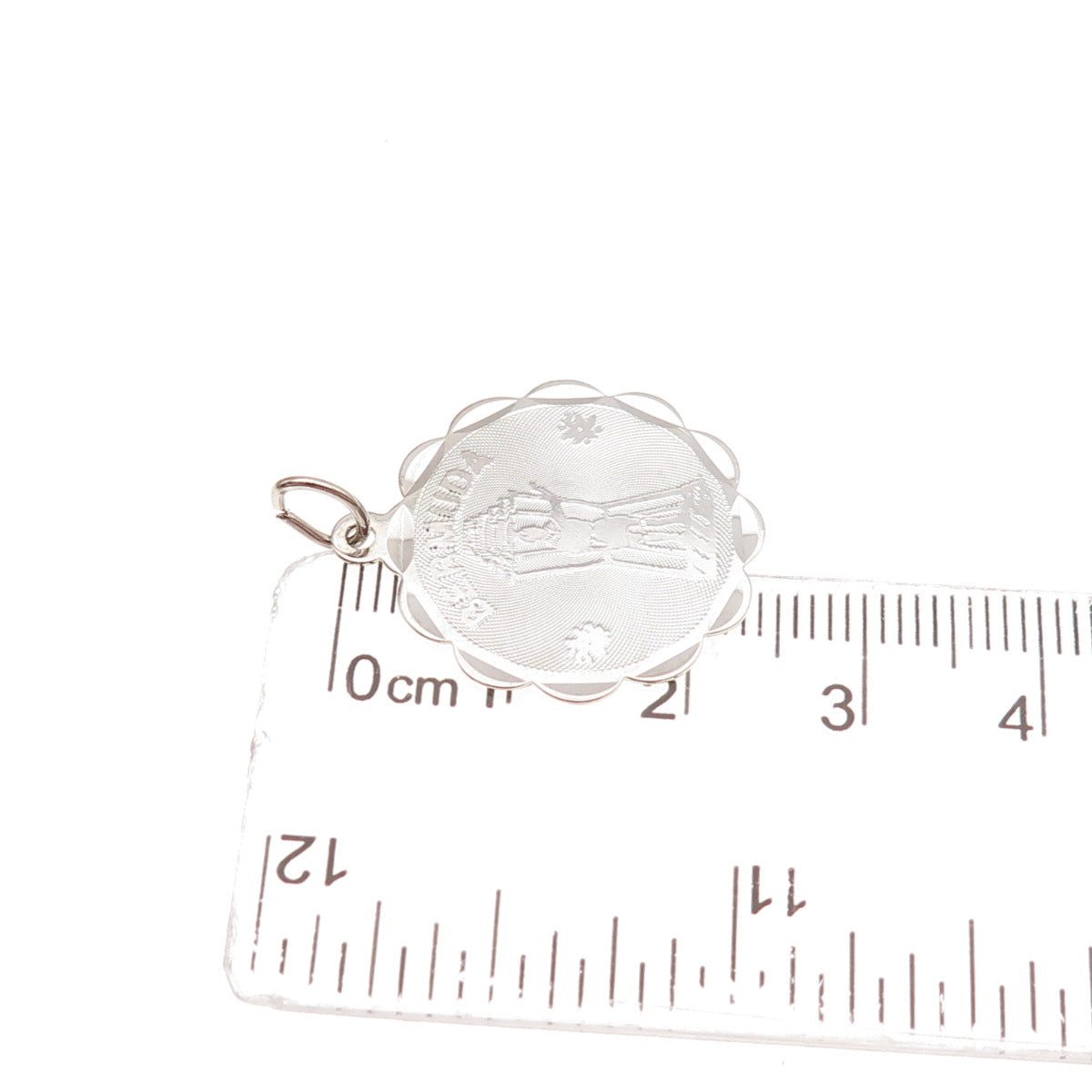 CREA 925 Sterling Silver Vintage Bermuda Traffic Controller Mini Charm Pendant