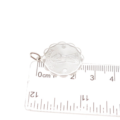 CREA 925 Sterling Silver Vintage Bermuda Traffic Controller Mini Charm Pendant