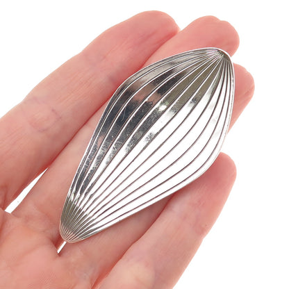 Anton Michelsen & Eigil Jensen 925 Sterling Vintage Denmark Modernist Pin Brooch