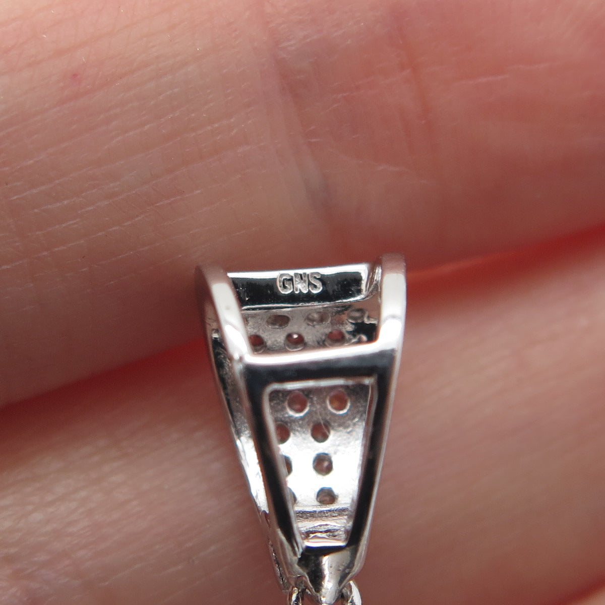 925 Sterling Silver Lab-Created Ruby & C Z Flame Charm Pendant