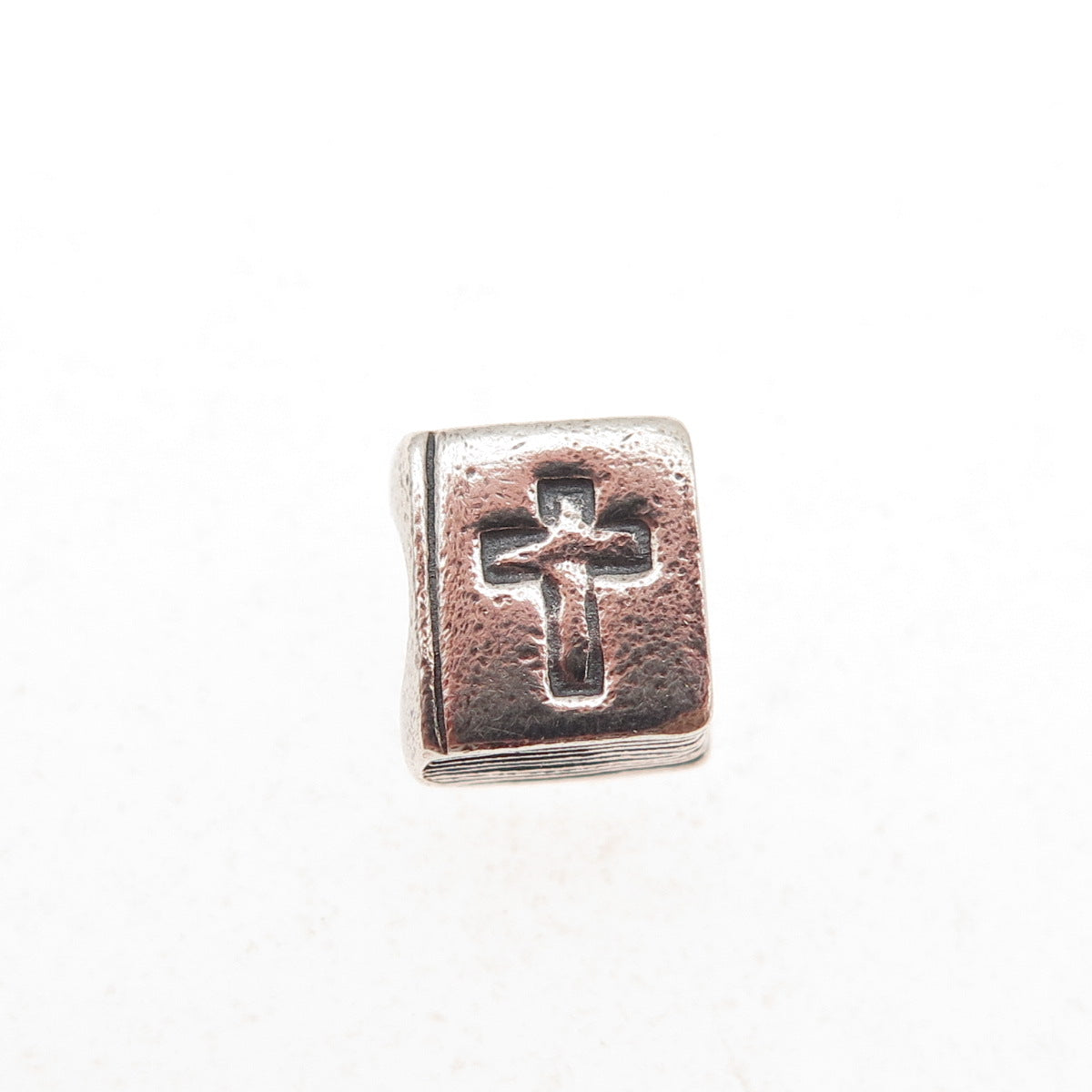 Pandora 925 Sterling Silver Cross Bible Slide Bead Charm