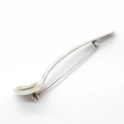S. KIRK & SON 925 Sterling Silver Vintage Flatware Pin Brooch