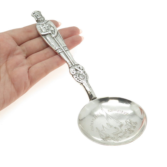 Eik Solv-Plett 700 Silver Vintage Norway Trondhjems Domkirke Spoon