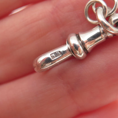 Samuel Smith Sterling Silver Antique 1902 Birmingham Bracelet / Necklace Lock