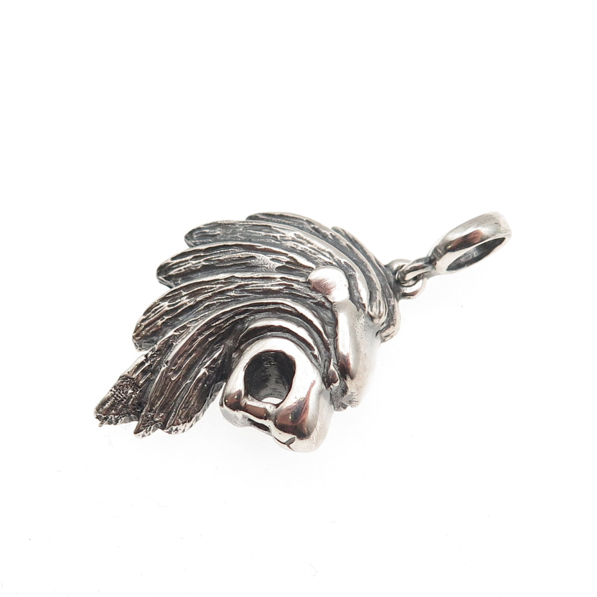 Maramenos & Pateras 925 Sterling Silver Vintage Lion Oxidized Charm Pendant