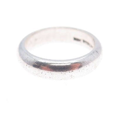 Kritzer Stern & Klein 925 Sterling Silver Vintage Wedding Band Ring Size 7.25