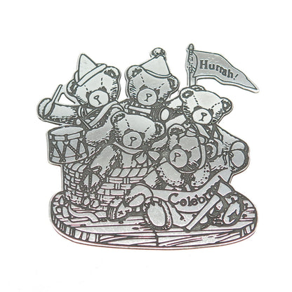 PRISCILLA HILLMAN 925 Sterling Silver Vintage 1997 Cherished Teddies Pin Brooch