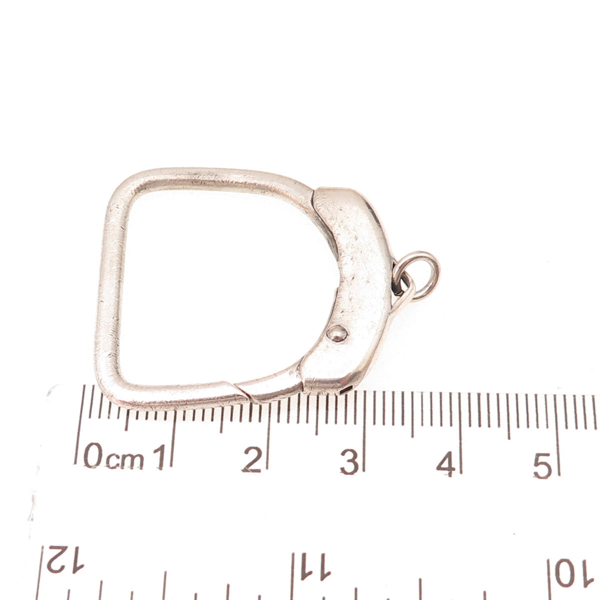 925 Sterling Silver Vintage Lobster Lock Key Ring Holder