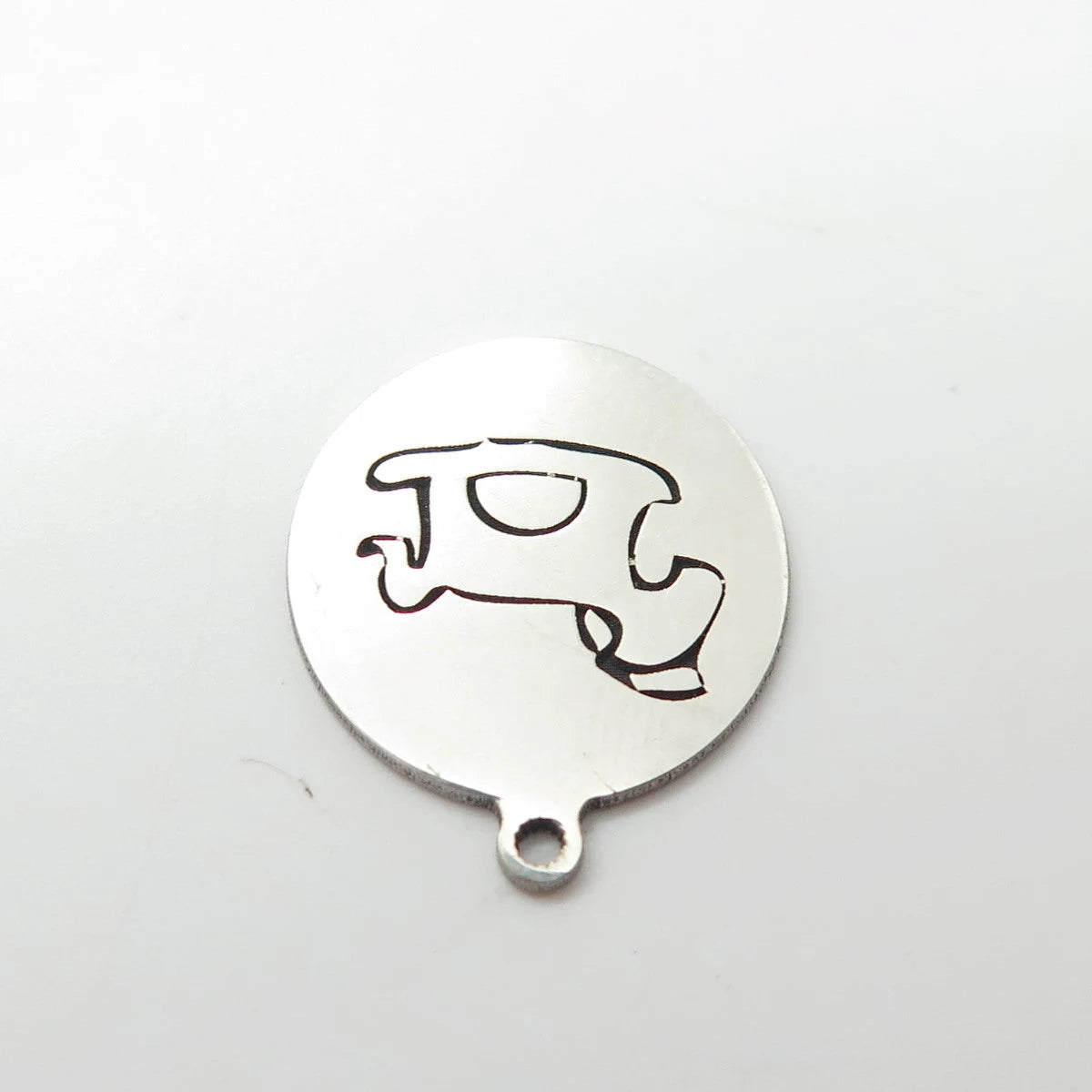 925 Sterling Silver USA Two In Town Rocking Horse Charm Pendant