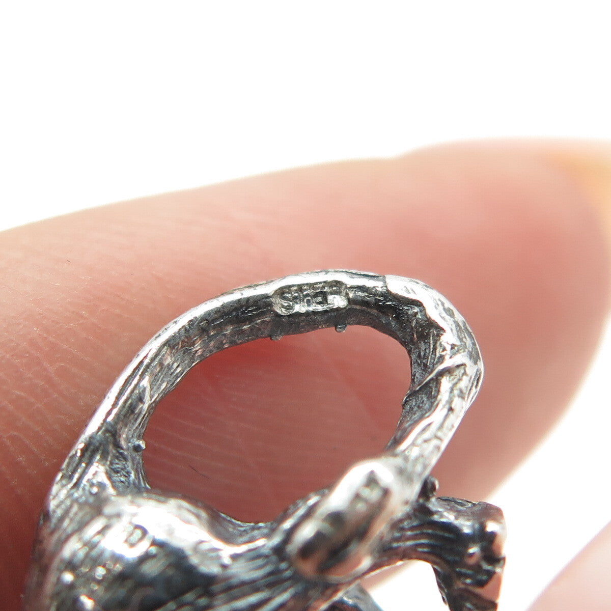 925 Sterling Silver Vintage Lion 3D Pendant