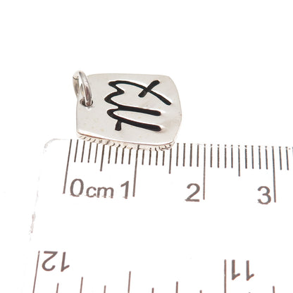 Anne Harvey 925 Sterling Silver Vintage Mexico Virgo Zodiac Sign Charm Pendant