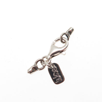 Didae 925 Sterling Silver Vintage Israel Lobster Lock Bracelet / Necklace Ends
