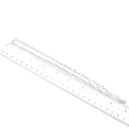 925 Sterling Silver Italy Cuban Chain Necklace 16"