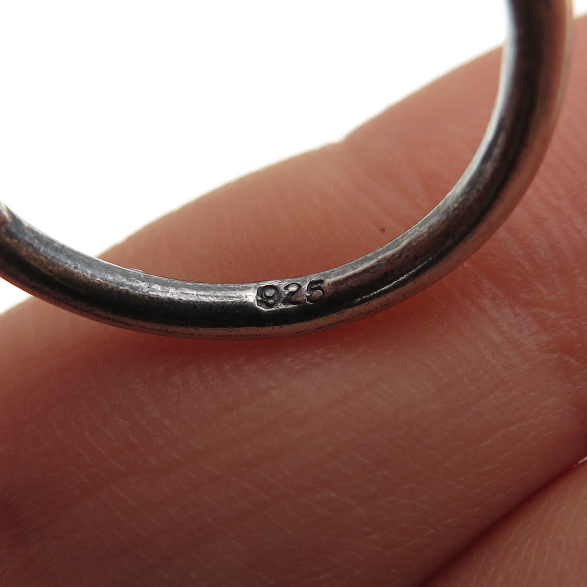 925 Sterling Silver Vintage Infinity Ring Size 5.75