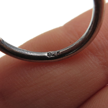 925 Sterling Silver Vintage Infinity Ring Size 5.75