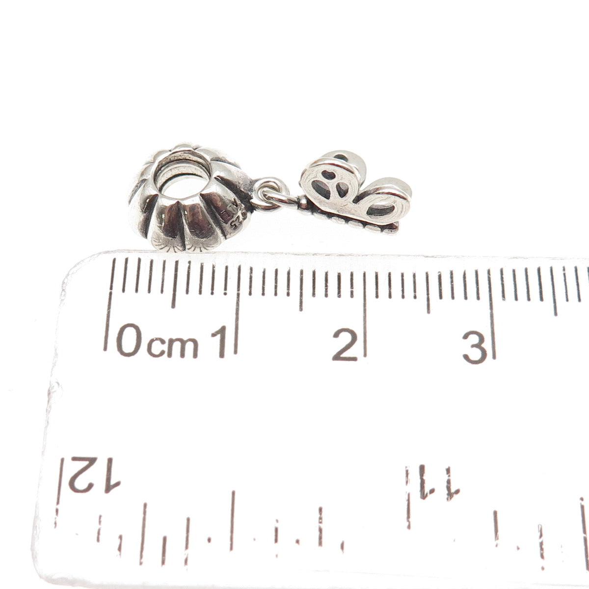 PANDORA 925 Sterling Silver Friends Forever Butterfly Dangle Charm