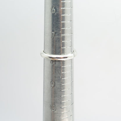 925 Sterling Silver Princess-Cut Shaped C Z Ring Size 8