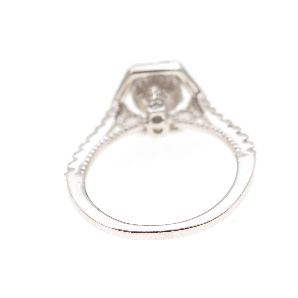 925 Sterling Silver Round-Cut C Z Engagement Size 6.25
