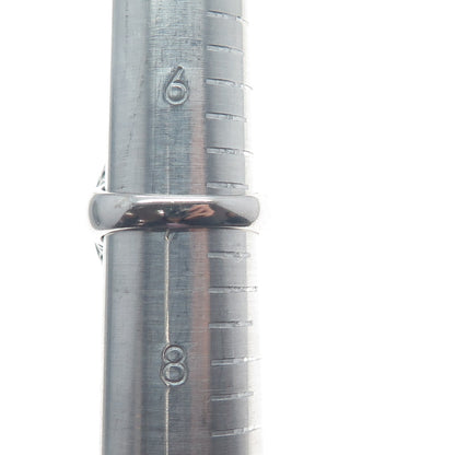 925 Sterling Silver Real Black Spinel Gem Cluster Marquise Dome Ring Size 7