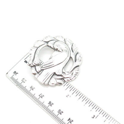 925 Sterling Silver Vintage Bird Pin Brooch