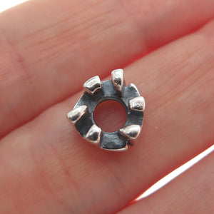 CHAMILIA 925 Sterling Silver Letter F Initial Bead Charm
