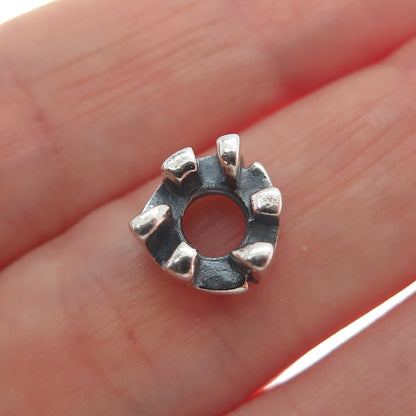 CHAMILIA 925 Sterling Silver Letter F Initial Bead Charm