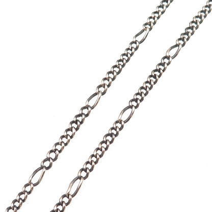 800 Silver Antique Art Deco Austrian Pocket Watch Chain 20"