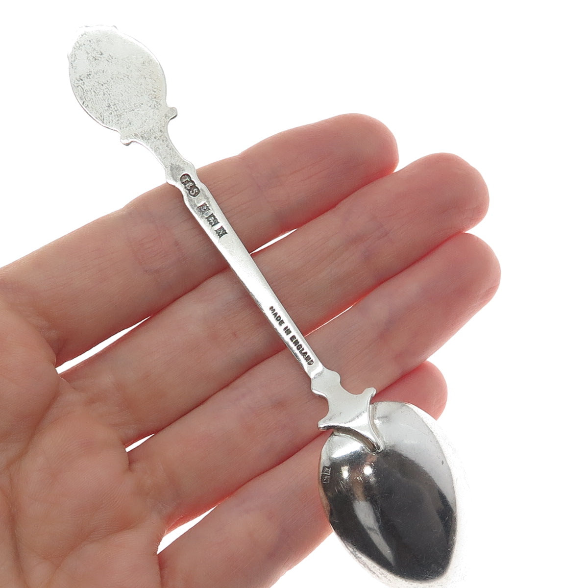 TURNER & SIMPSON 925 Sterling Vintage 1962 Birmingham London Coat of Arms Spoon