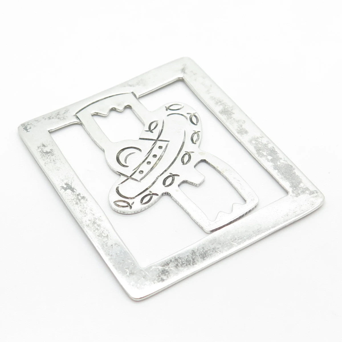 925 Sterling Silver Vintage Sombrero Bookmark