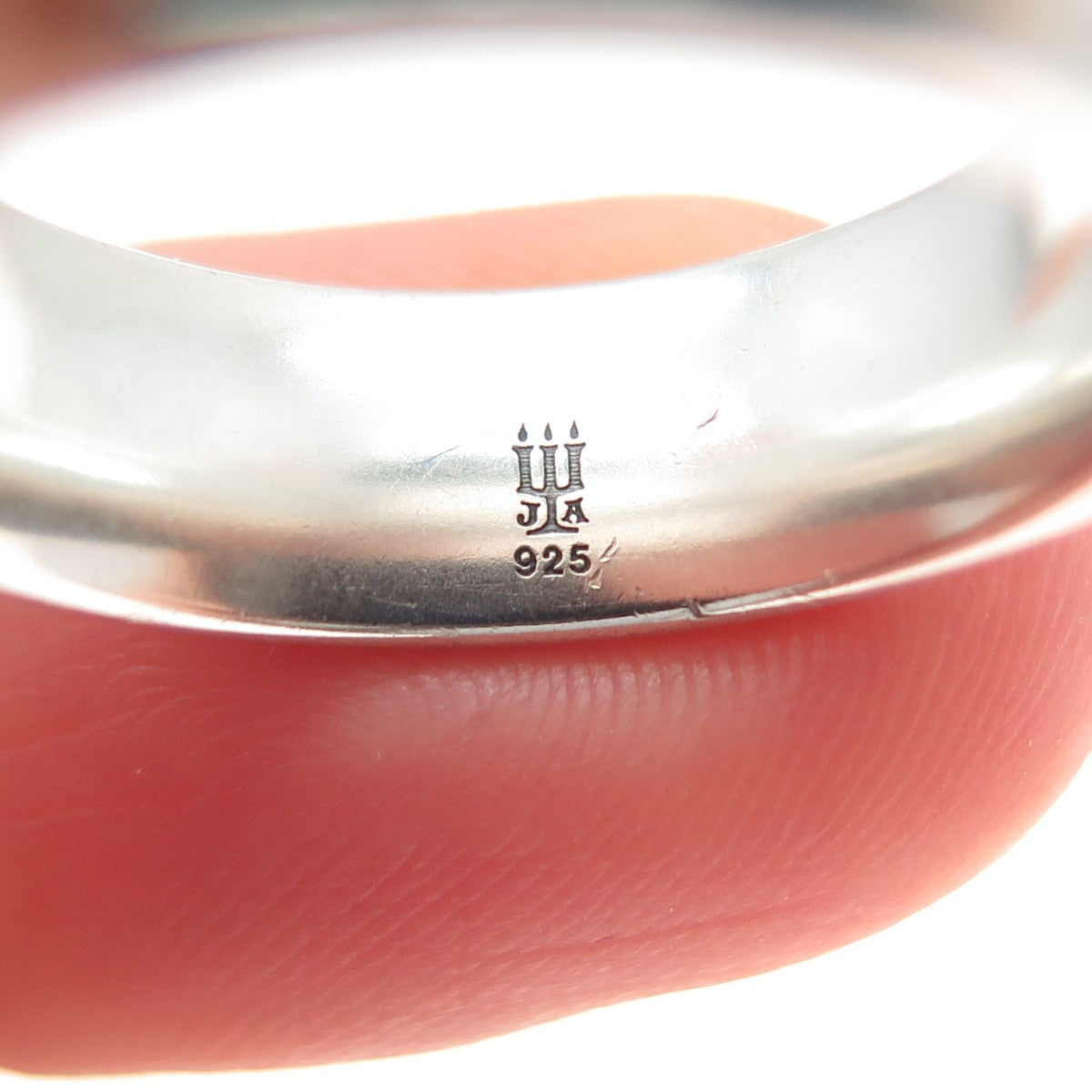 JAMES AVERY 925 Sterling Silver Vintage Wedding Band Ring Size 7