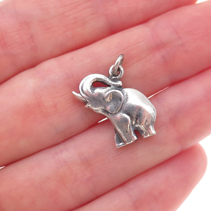 Georg Jensen 925S Sterling Silver Vintage Denmark Elephant Charm Pendant